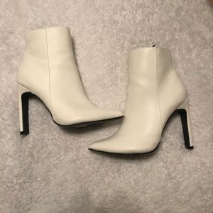White Ankle Bootie